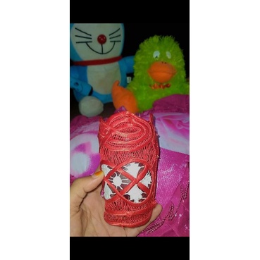 sulam usus/ sarung gelas/ cover gelas usus/ sulaman khas lampung