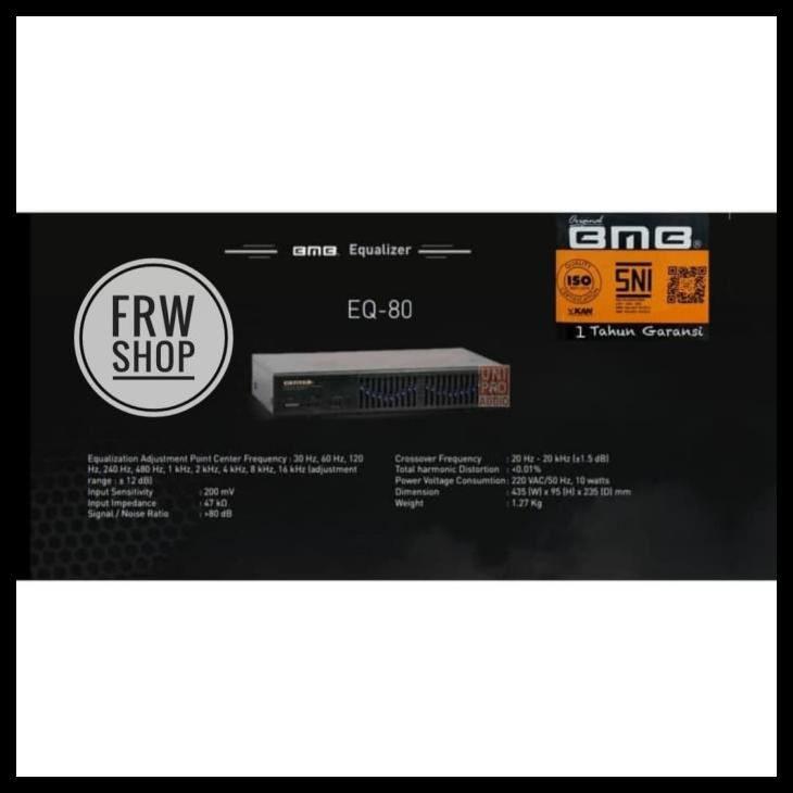 Equalizer Bmb Eq80 / Eq 80 / Eq-80 (Original) Profesional Audio Eq Kode 117