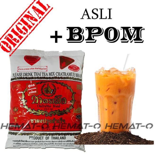 

HID4 (ORIGINAL + BPOM) CHATRAMUE NUMBER ONE BRAND THAI TEA 400 GR - THAI TEA QMT6