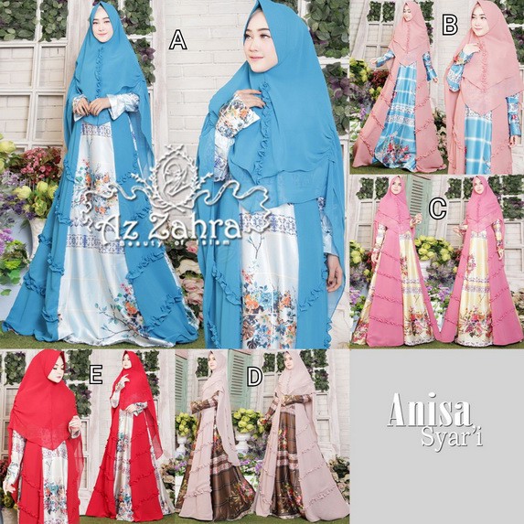 Gamis Syari ANISA  Original by AZZAHRA