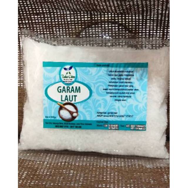 

GARAM LAUT ORGANIK 2 pack HASIL LOKAL JAWA TIMURR