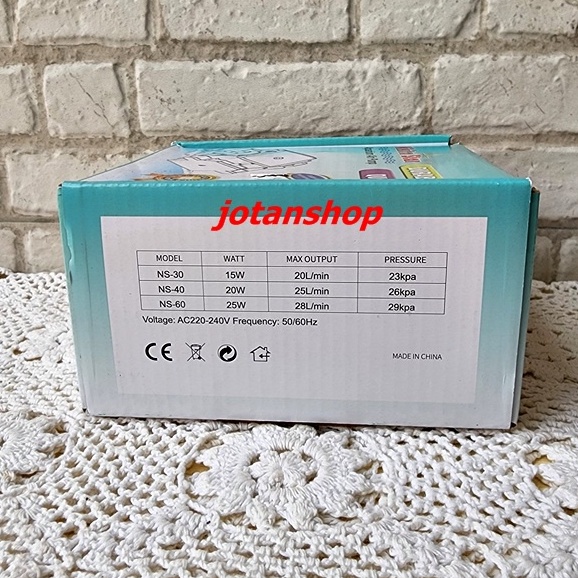 NIKITA STAR NS 30 NS30 Pompa udara aerator airpump kolam ikan aquarium 4 output cabang air pump silent