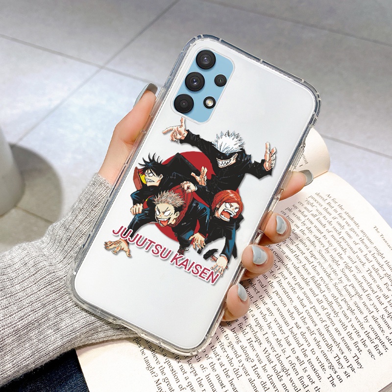 JUJUTSU KAISEN Soft Phone Case For Samsung S10 Plus S20 S20 FE S20 S21 S30 Plus S20 S21 S30 Ultra Clear TPU Anti-fall Cosing