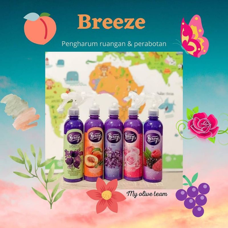 Terlaris my way breeze pengharum ruangan dan pakaian