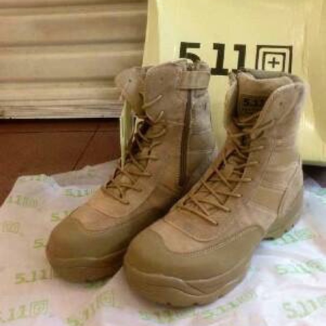 Sepatu pdl 511 tan gurun 8 inch