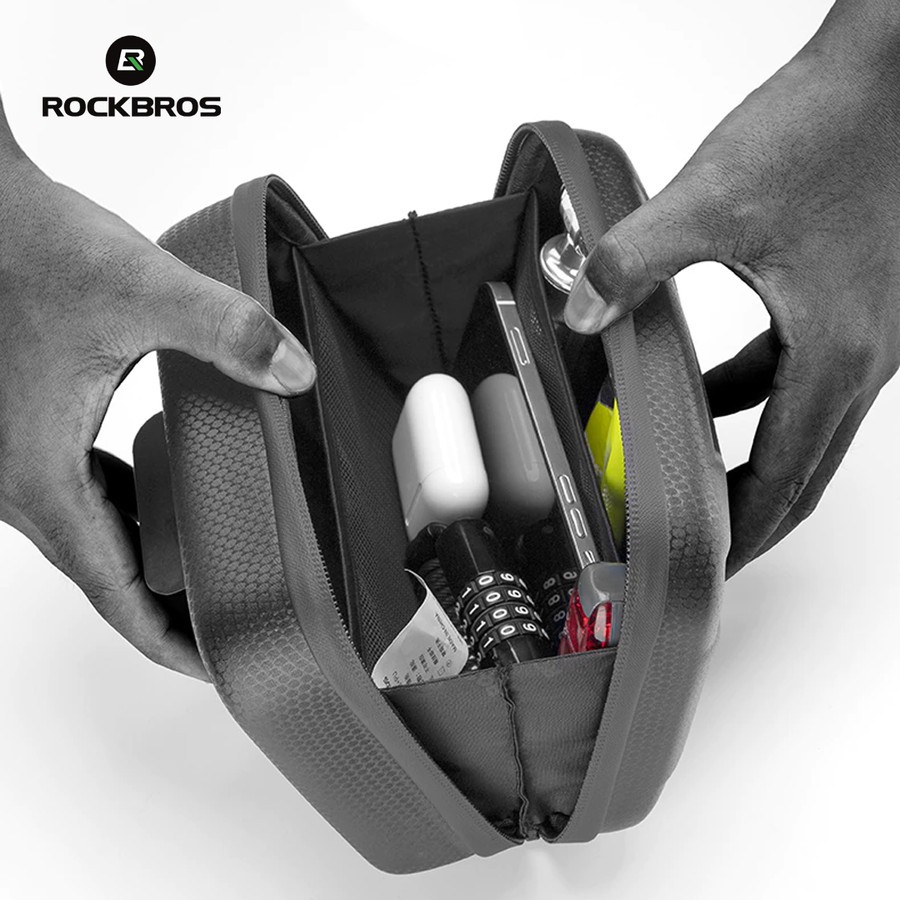 ROCKBROS B91 Hard Shell Hanging Bag - Tas Front Block Sepeda Lipat-2