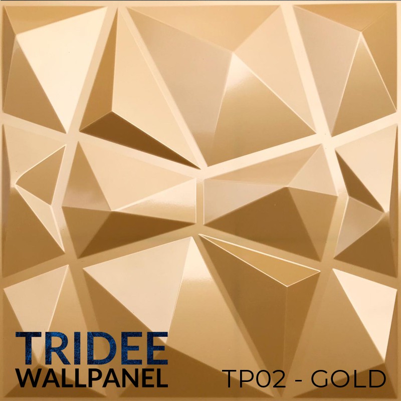 TRIDEE WALLPANEL TRIANGLE DIAMOND | WALLPAPER DINDING DEKORASI | WALL PANEL 3D DINDING PVC