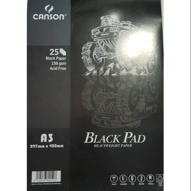 

Canson black pad paper