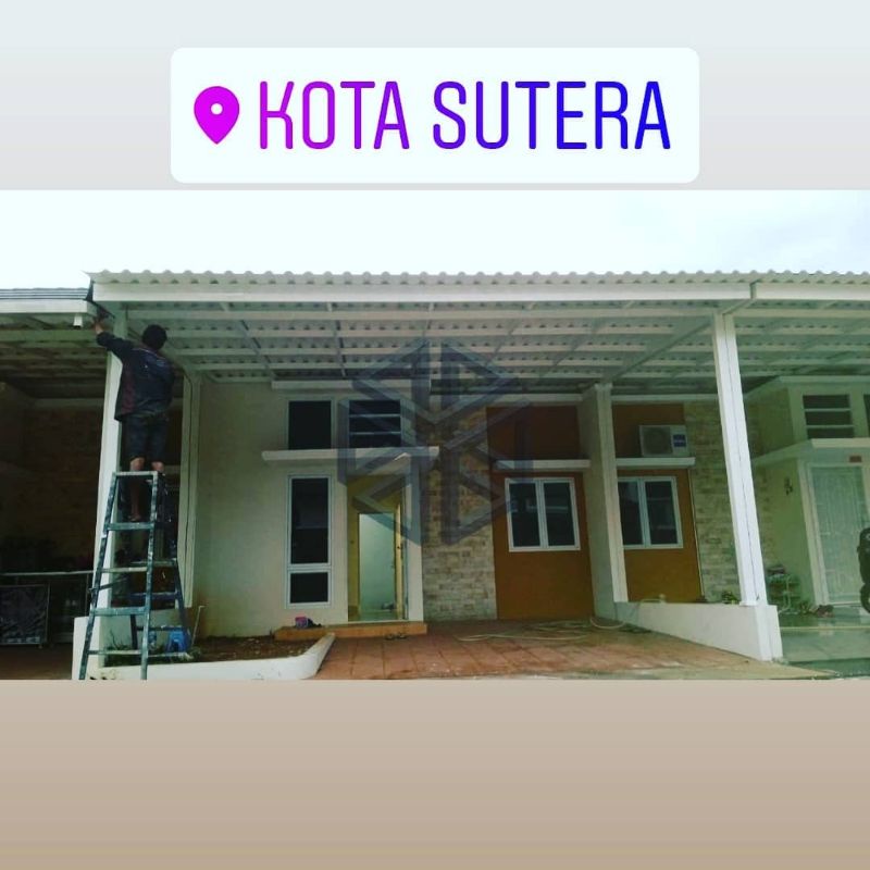 Kanopi Atap Alderon Twinwall termurah