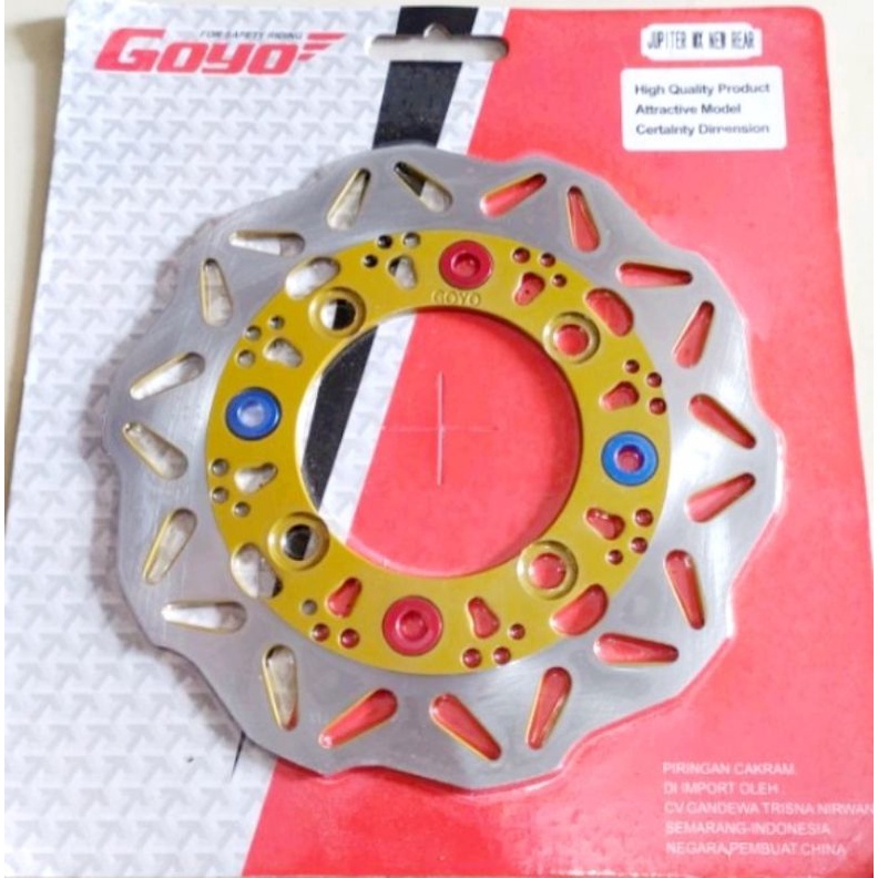 PIRINGAN DISC CAKRAM REM DEPAN/BELAKANG PNP JUPITER MX NEW 135 GRIGI/BULAT FROUTING UK STANDAR