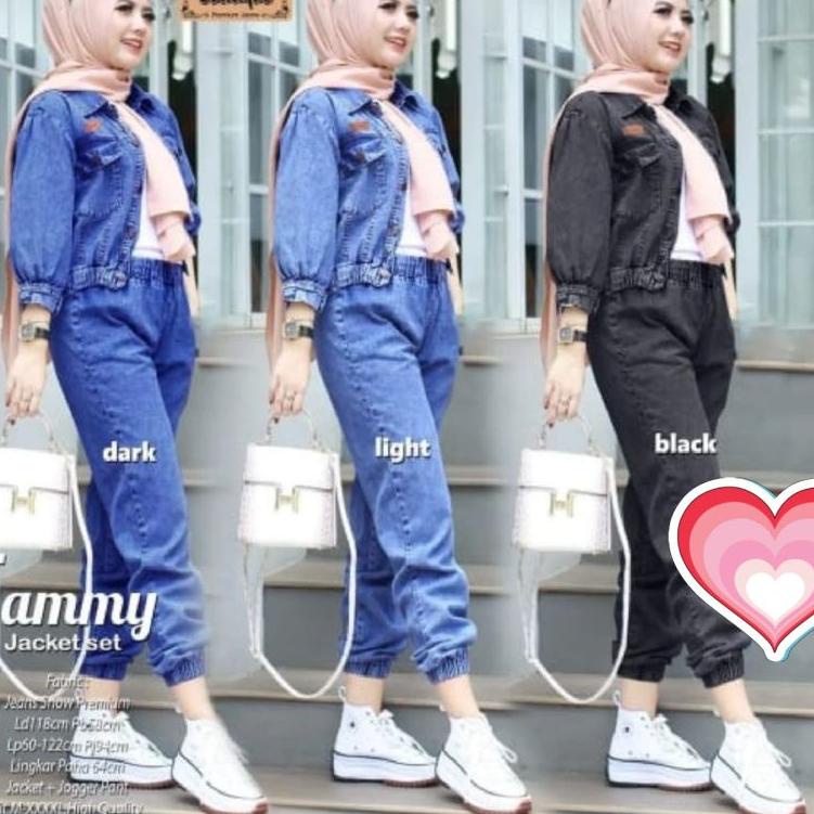 Paling Diminati.. TAMMY JACKET SET CELANA JOGER