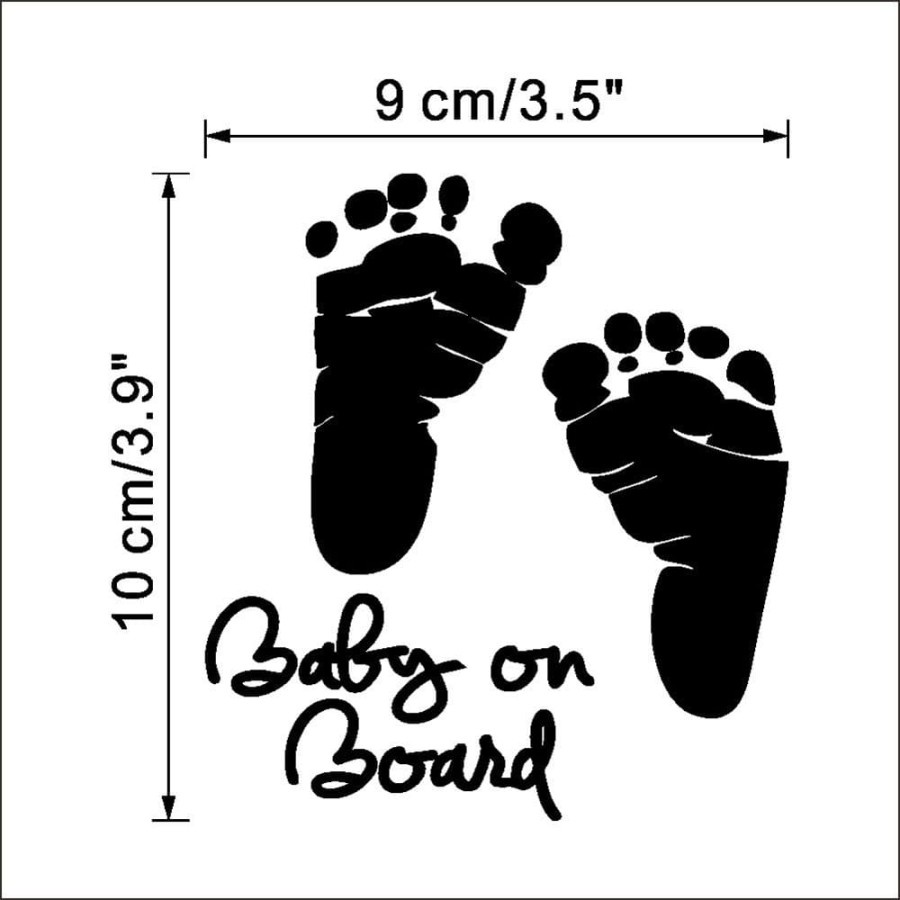 Car Sticker - &quot; BABY ON BOARD&quot;