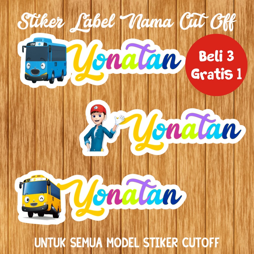 

STIKER NAMA CUT OFF TAYO