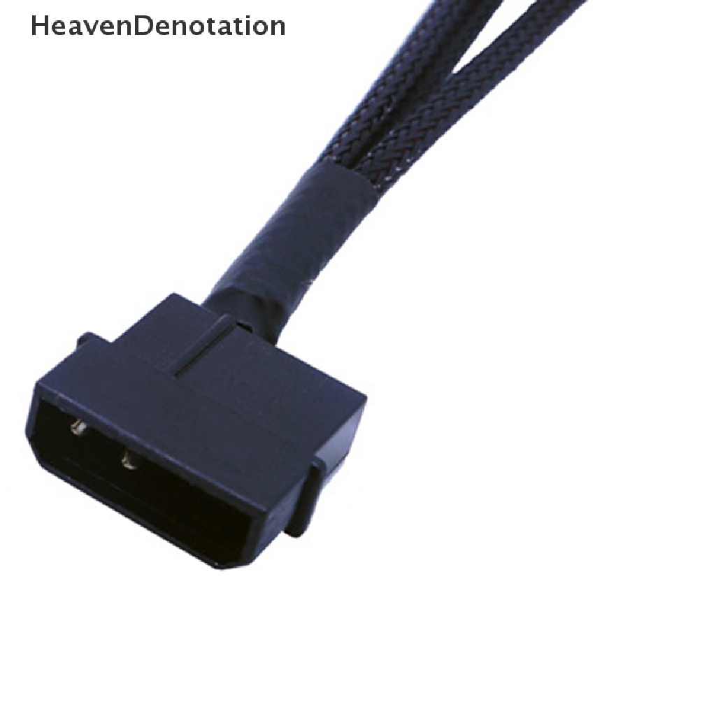 (Heavendenotation) Molex Kabel Adapter Splitter 3 Pin / 4pin 12v Bahan Tembaga Untuk Power Fan Komputer