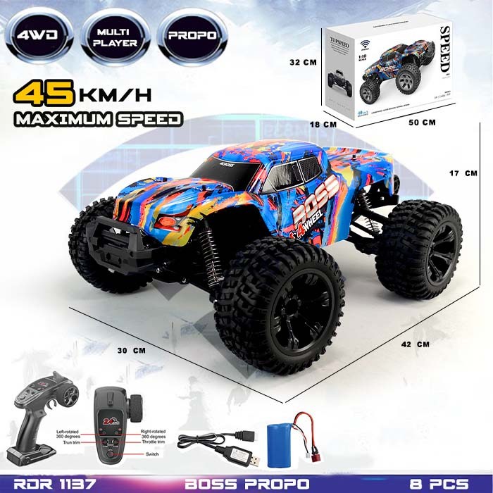 RDR1137 RC Ultimate 4x4 Offroad Buggy Rock Crawler Drift Jeep Mainan Anak Mobil Mobilan Remote Contr