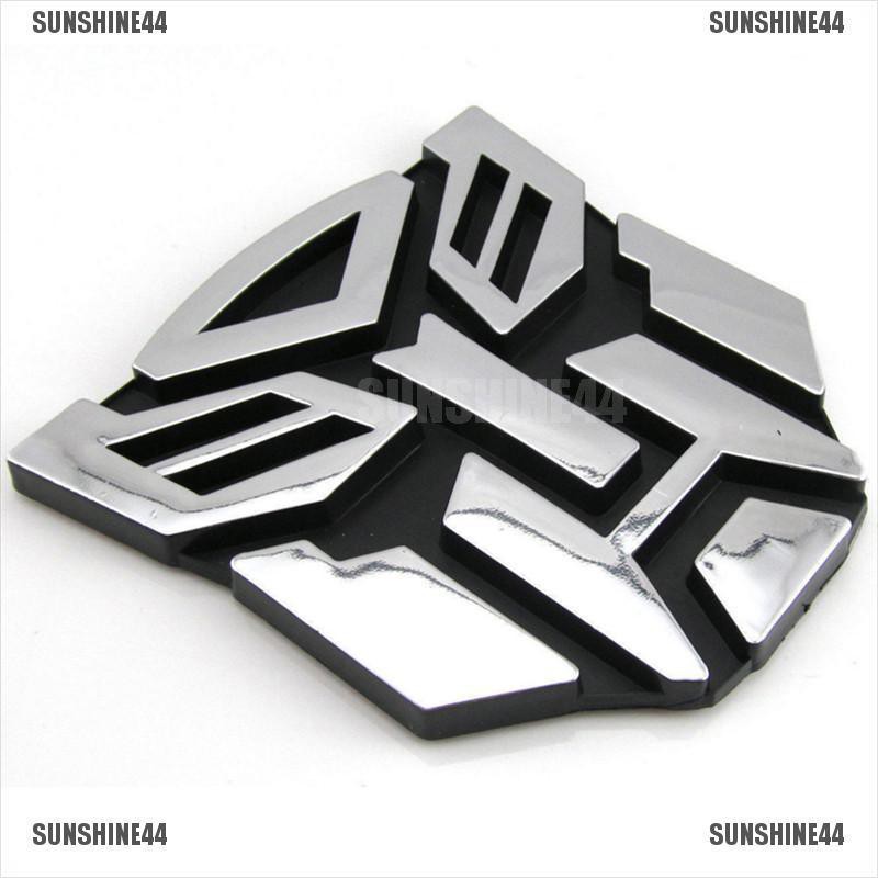 Stiker Emblem Logo Transformers 3d Untuk Mobil