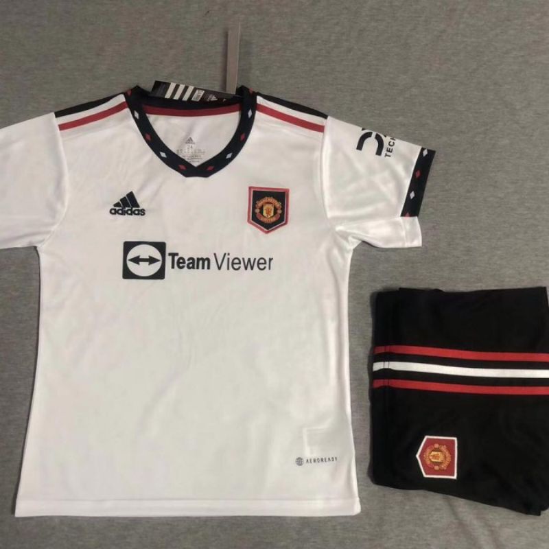 JERSEY BOLA ANAK ANAK/KIDS MU AWAY NEW 2023 GRADE ORI IMPORT MANCHESTER UNITED AWAY ANAK ANAK TERBAR