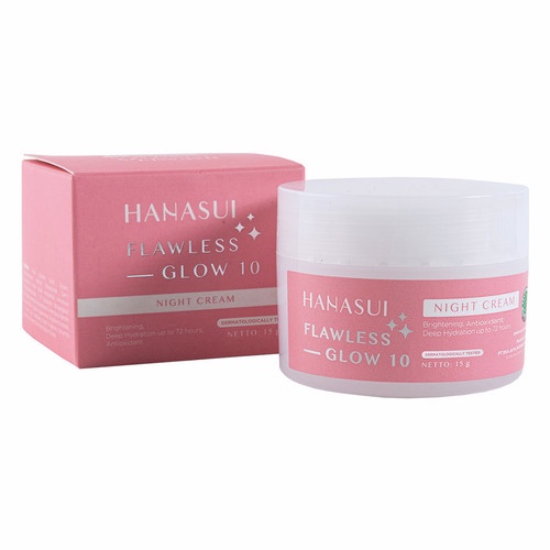 Hanasui Flawless Glow Night Cream 15gr