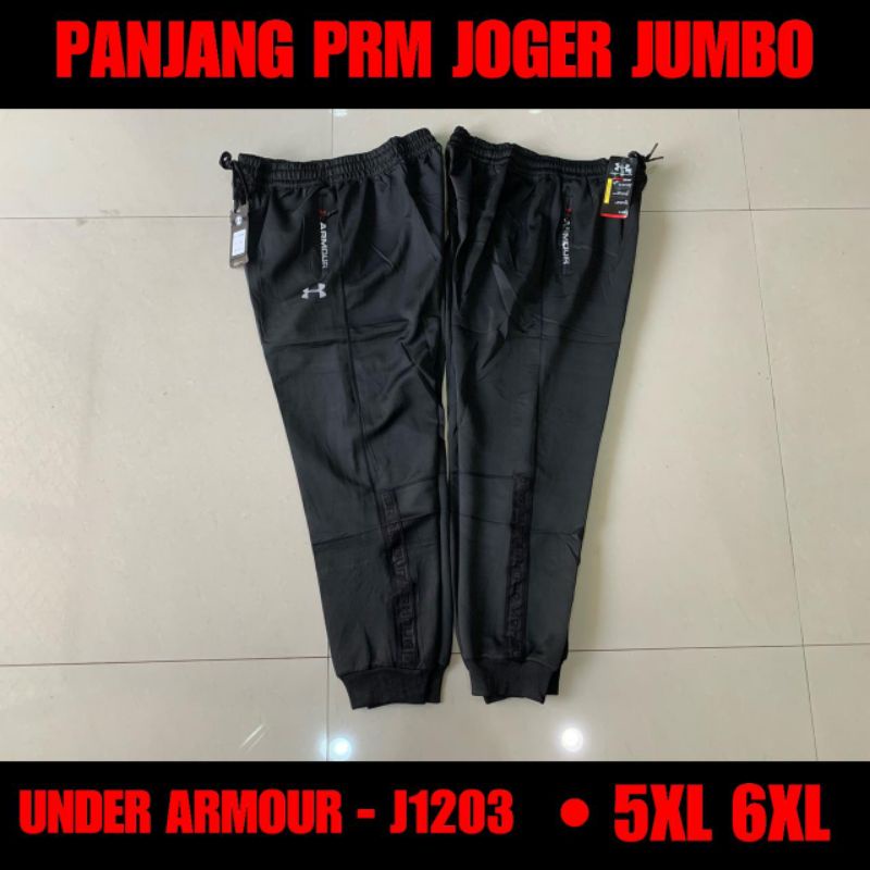 Celana joging sport panjang warna hitam