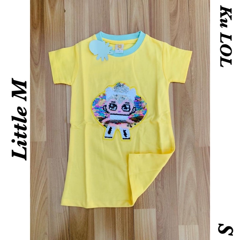 Kaos Anak Little M Size S lucu