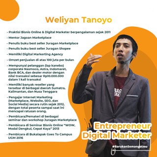 Buku Juragan Marketplace Reborn Weliyan Tanoyo Star Seller ...