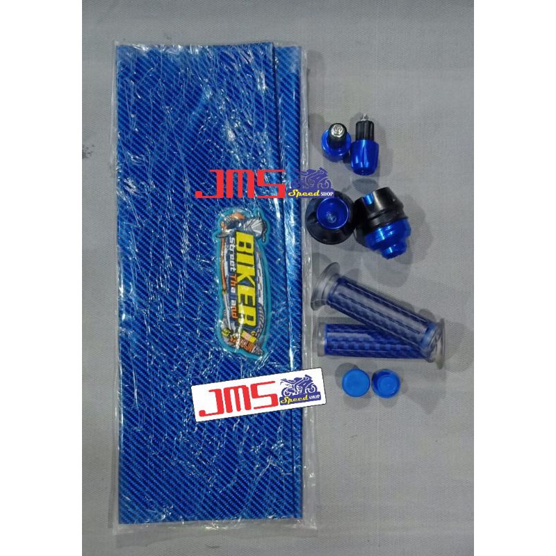 paket kulit jok carbon hand grip carbon jalu stang jalu as roda cnc universal mio beat vario scoopy