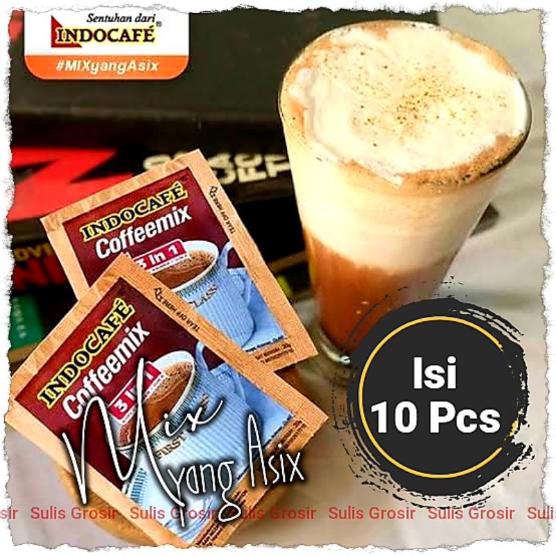 

Indocafe Coffemix 3in1 1 renceng isi 10 pcs