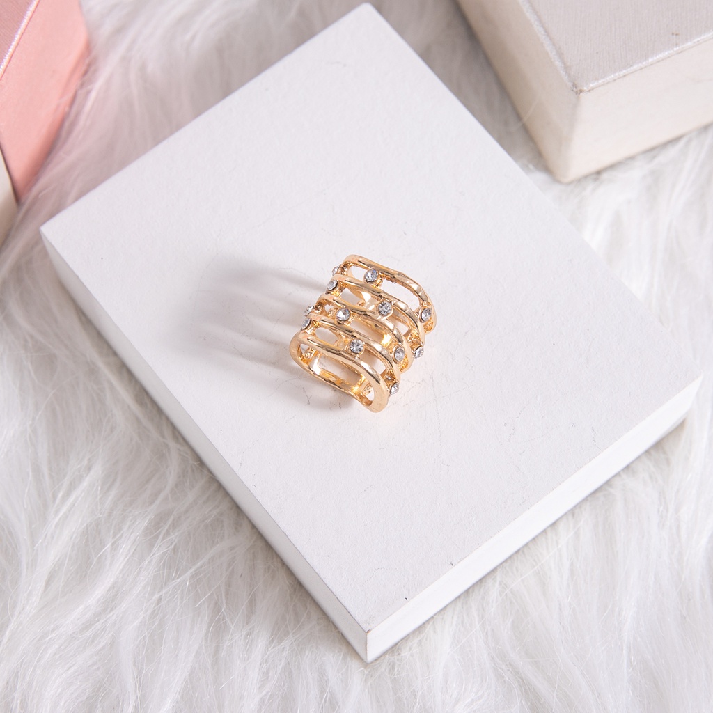 Rainystars Bros Pin Ring Klip Gaya Korea Untuk Aksesoris scarf Wanita