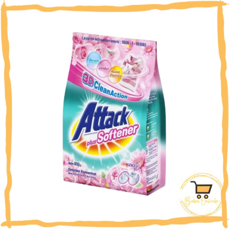 Attack Softener Detergent Bubuk 800gr