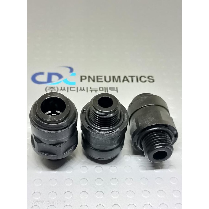 

FITTING FOODGRADE PLASTIK PNEUMATIC HPC10G02B SELANG 10mm drat 1/4'' -.