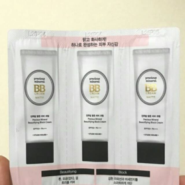 Etude House BB cream (sample)