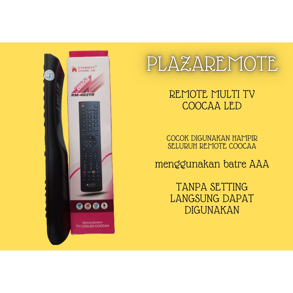 REMOTE COOCAA TV MULTI LED 462tr LANGSUNG PAKAI