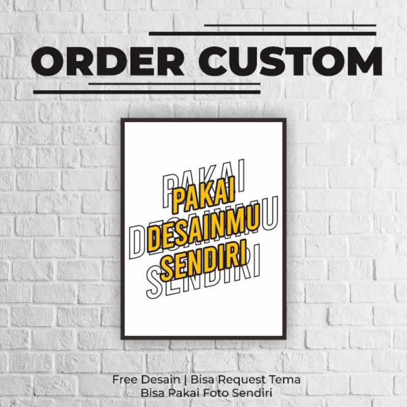 

Poster Dinding Custom A4-A3 TANPA MINIMAL PEMBELIAN Aesthetic Retro Casual Band Brand Classic Vintage Sesuai request