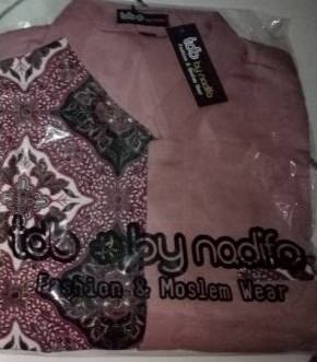 Gamis Remaja Couple Pasangan Gamis Lamaran Motif Batik Kombinasi Balotelli Premium Gamis Syar I