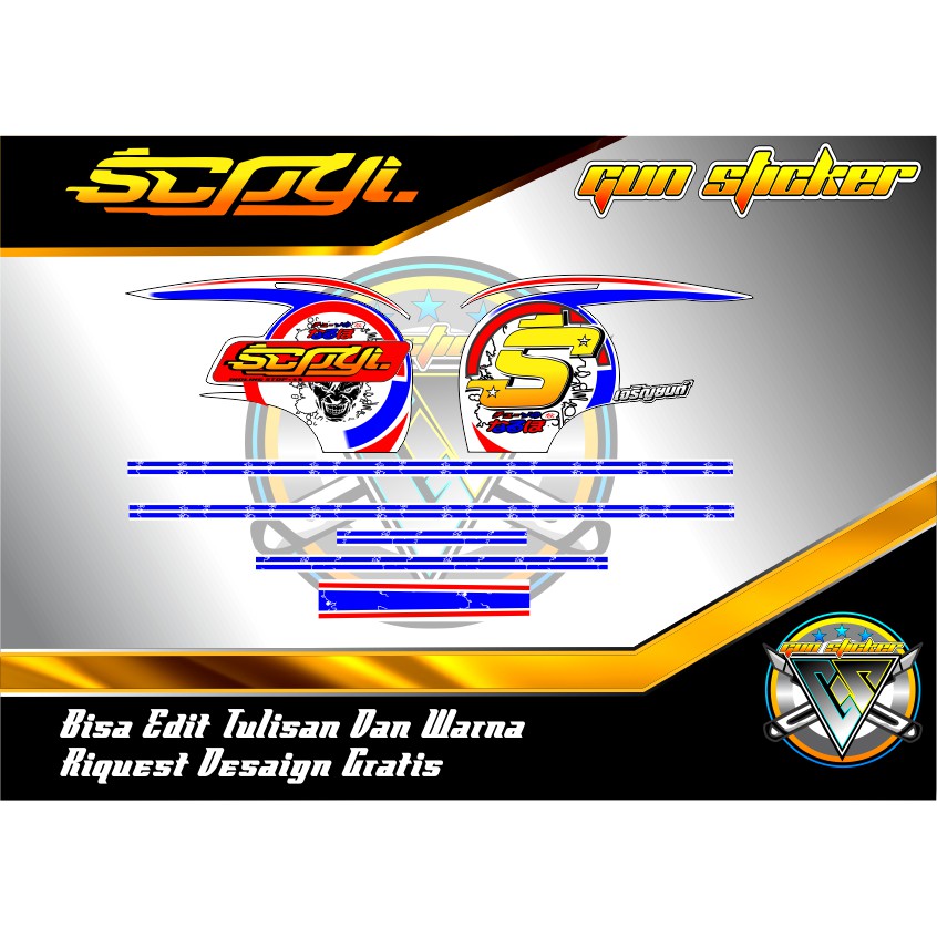 

STIKER VARIASI SCOOPYTHAILOOK 001