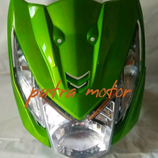 Full set tameng body depan beat fi 2013-2014 hijau