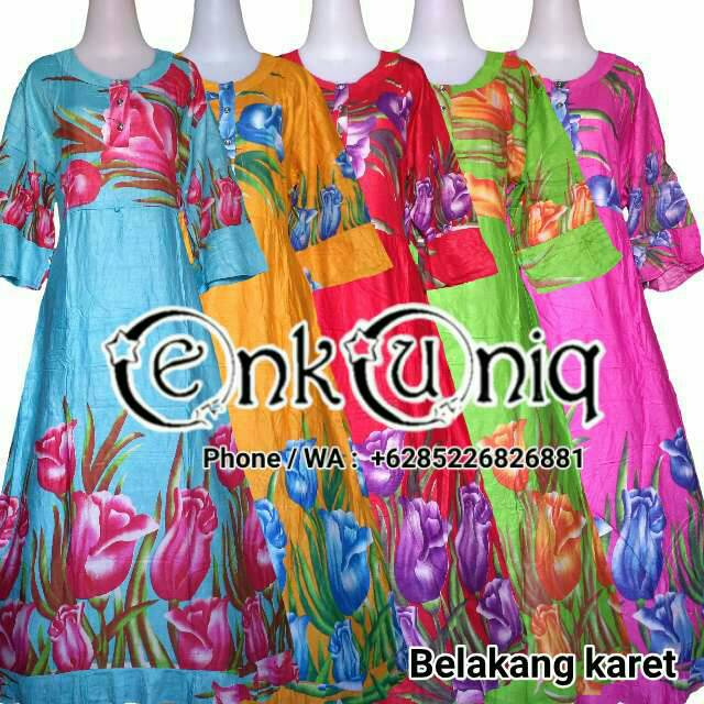 Dress Kancing Batik / Dress Maura / Gamis Batik / Gamis Maura Kancing Batik / Dress Busui MKHM11