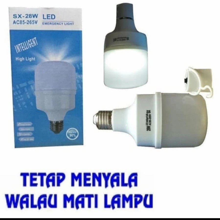 Promo Terbaru!!! Bohlam Lampu Magic LED SX 38w Tetap Menyala Saat Mati Lampu