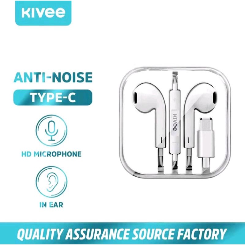 Kivee Wired - Earphone | Type - C