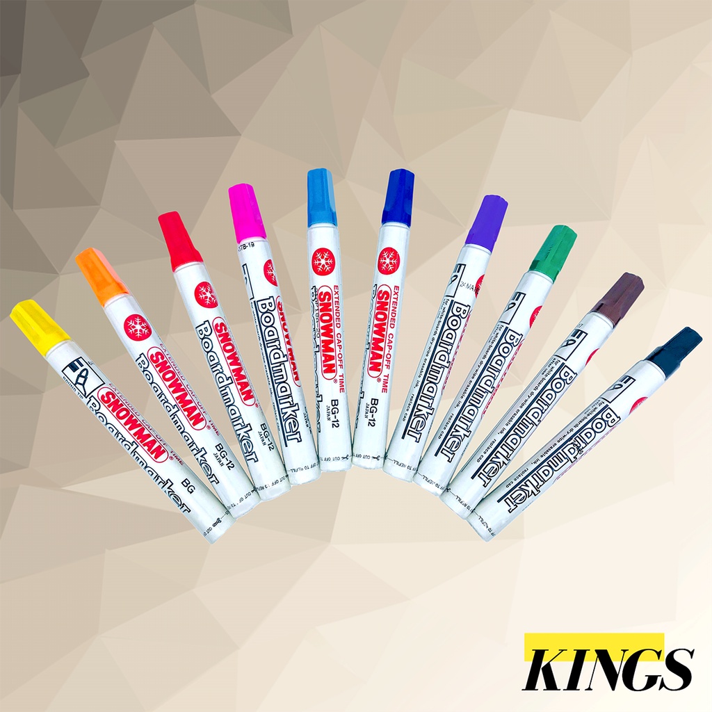 

Snowman White Board Marker / Spidol Papan Tulis BG-12