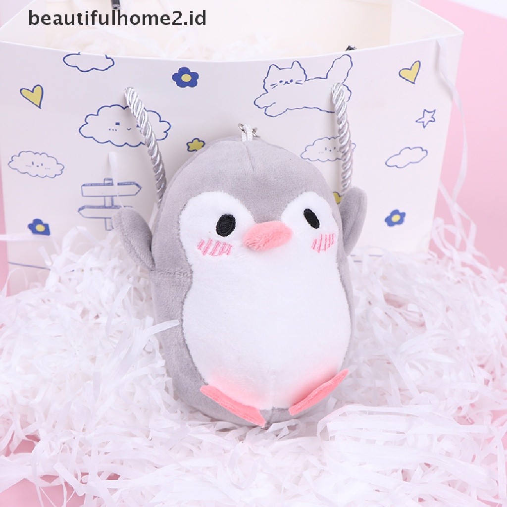 (Beautifulhome2) Buku Literatur Bahasa MandarinId Mainan Boneka Plush Stuffed Penguin 12cm Untuk Bayi