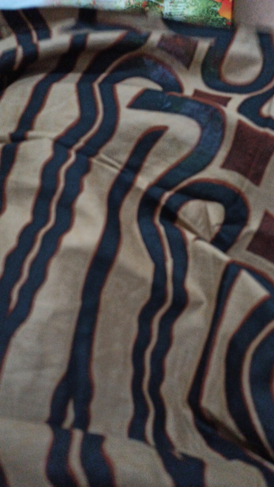 Tunik Serut Genes Atasan Baju Batik Wanita Sogan