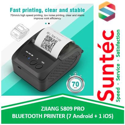printer bluetooth zjiang 5809