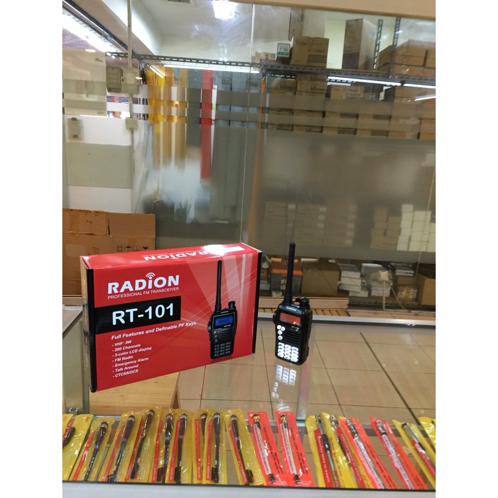 Jual Ht Rig  Ht Radion RT 101 Singel Band VHF 5 W Terbaik