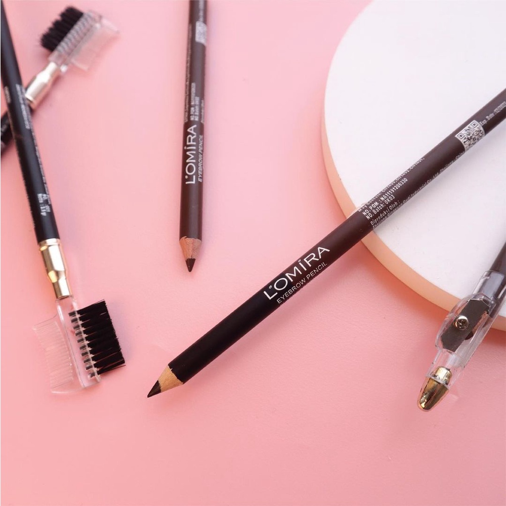 LOMIRA Eyebrow Pencil |  LOMIRA EYEBROW PENCIL  | PENSIL ALIS MURAH