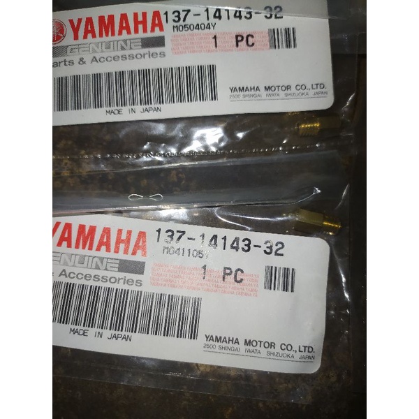 spuyer minyak main jet karbu ukuran 160 rxs rxz rxk yt king cobra original japan