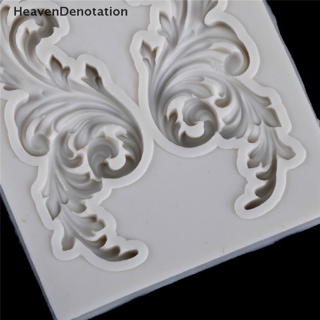 [HeavenDenotation] Cake Border Silicone Mold Sugar Craft Fondant Cookie Mold Xmas Decor Cake Tools