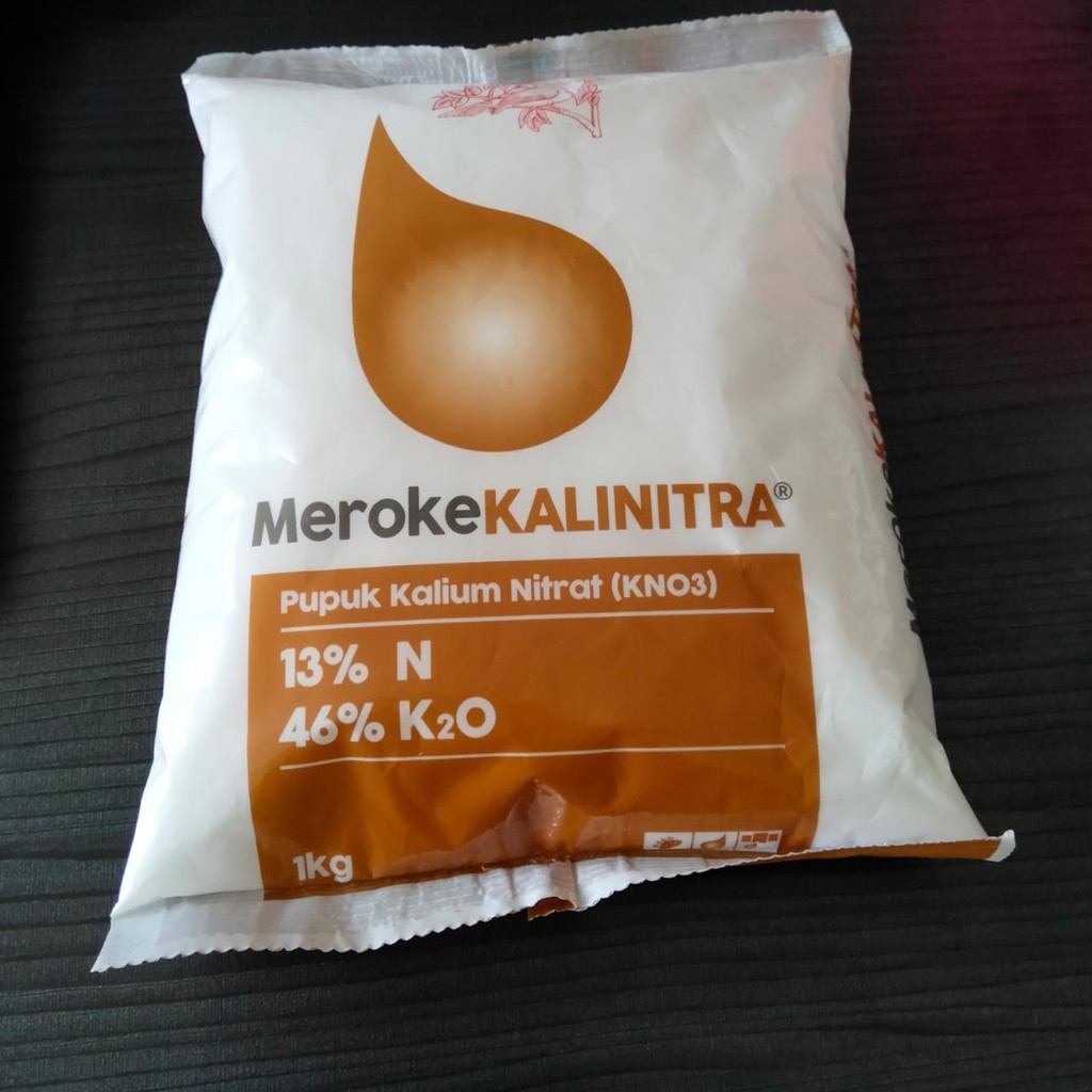 Ori Meroke Kalinitra 1 Kg Pupuk Kristal Kno3 Putih Kalinitra Meroke Kalium Nitrat Hidroponik Grade