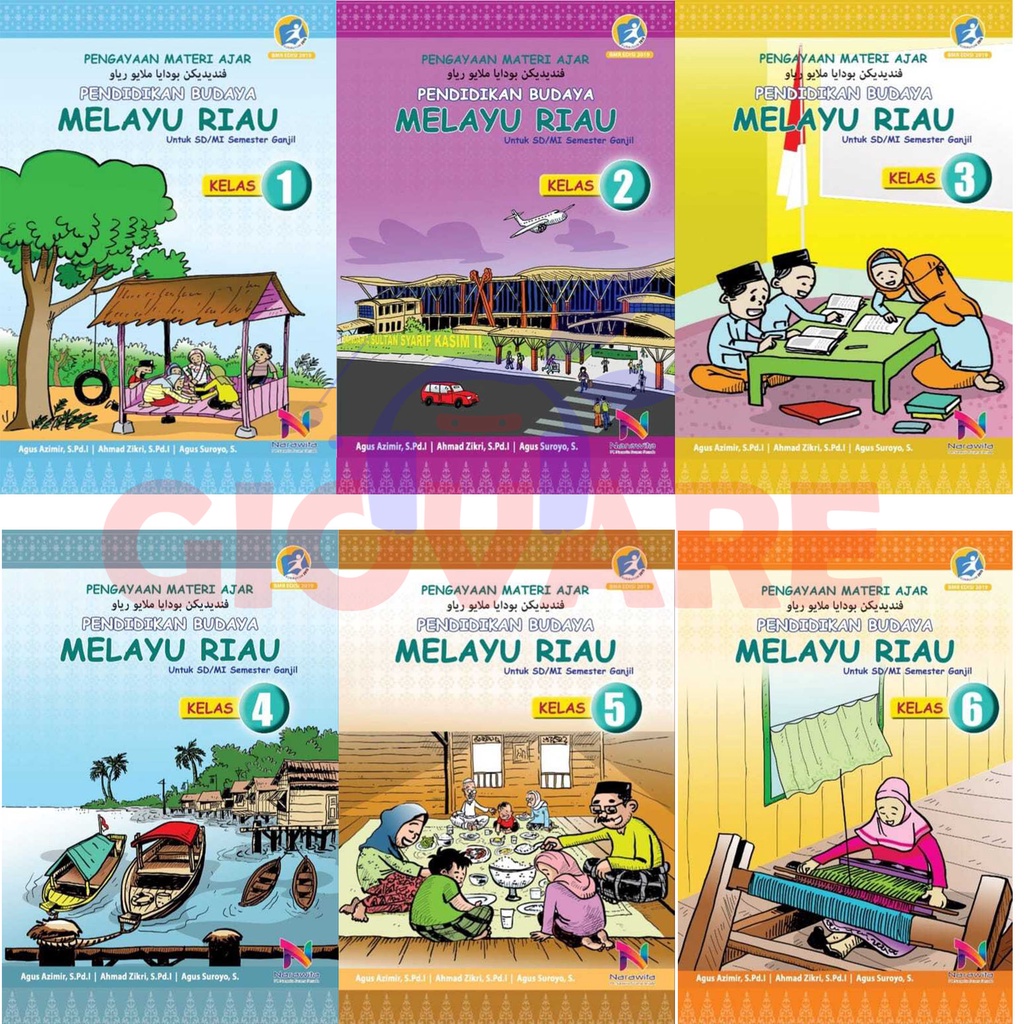 BUKU LKS BMR SD KELAS 1 2 3 4 5 6 NARAWITA | LKS BUDAYA MELAYU RIAU SD/MI KURIKULUM 2013
