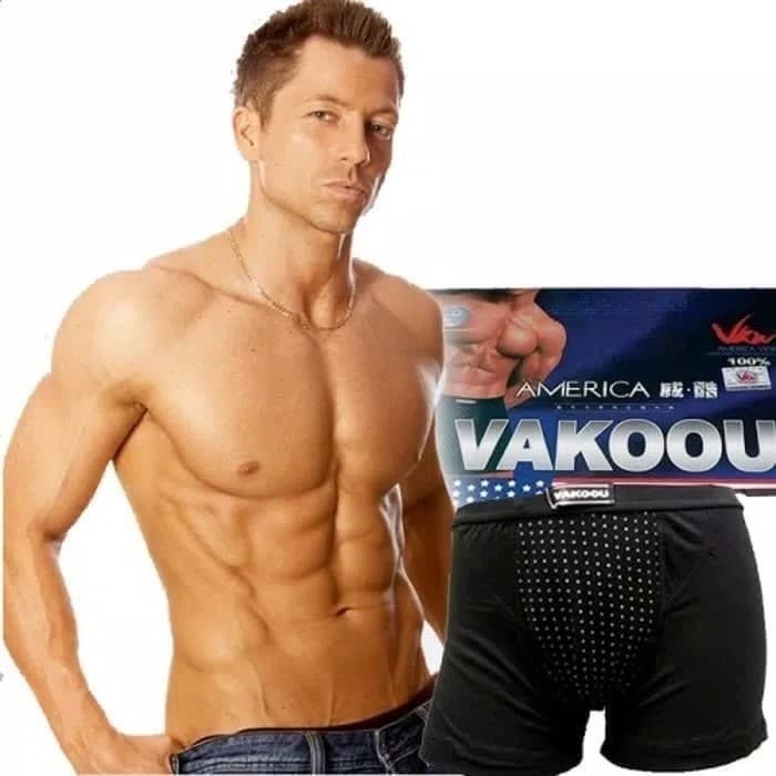 BISA COD!!! AMERICAN VAKOOU STRONG MAN MAGNETIC FIBER CELANA DALAM PRIA / KESEHATAN / MELANCARKAN PEREDARAN DARAH M=L